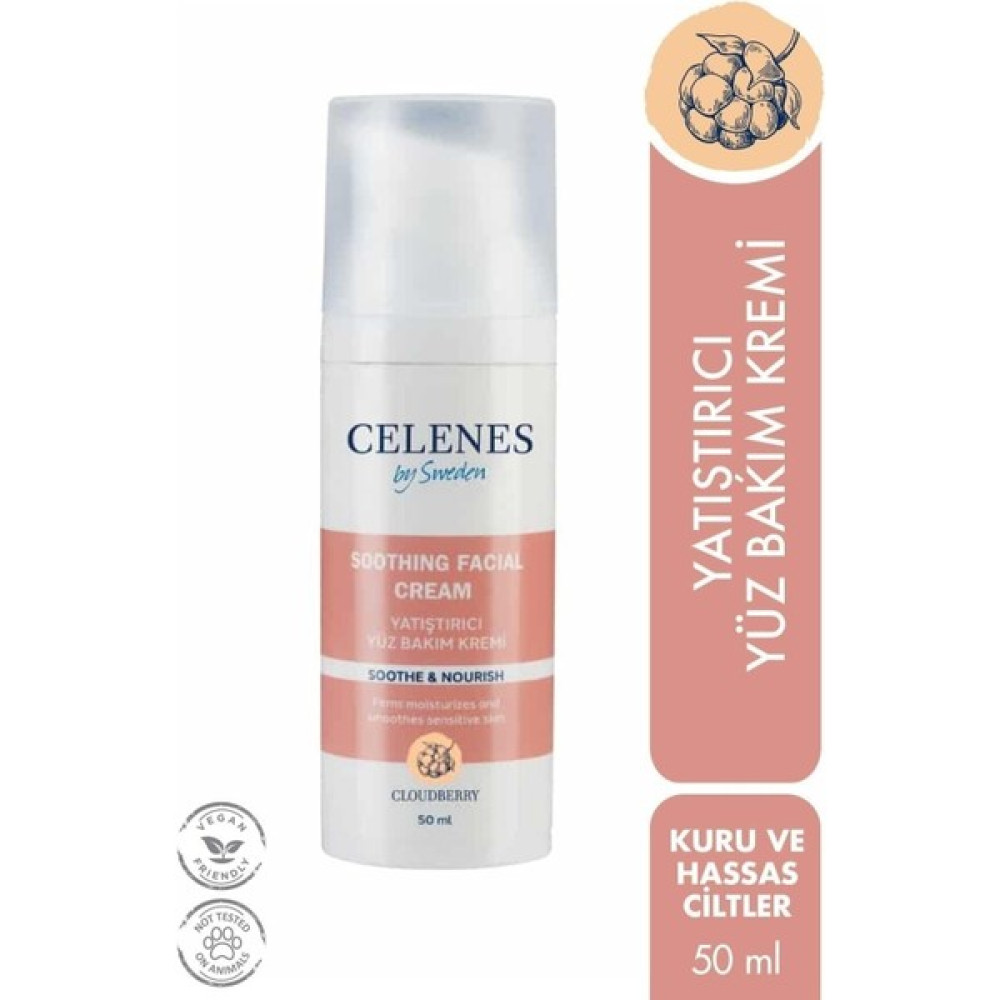 Celenes By Sweden Cloudberry Yatıştırıcı Yüz Kremi 50 Ml Nemlendiriciler Fiyatı