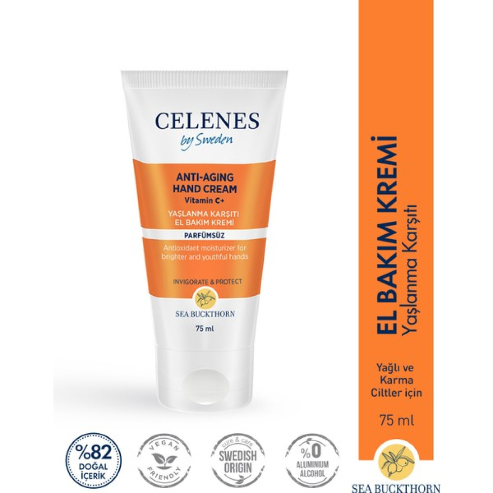 Celenes By Sweden Sea Buckthorn El Bakım Kremi 75 ml El Bakımı Fiyatı