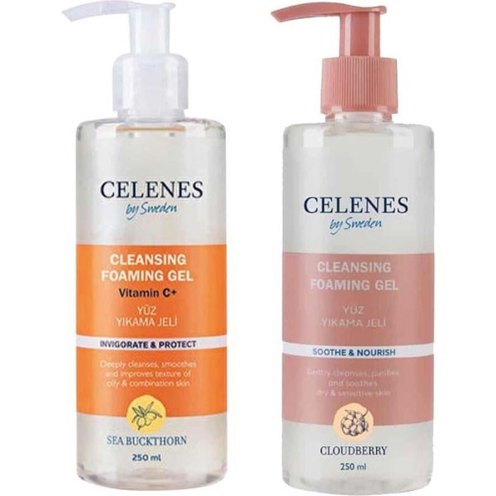 Celenes By Sweden Temıileme Jeli 250 ml ve Temizleme Jeli 250 ml Cilt Temizleme ve Peeling Fiyatı