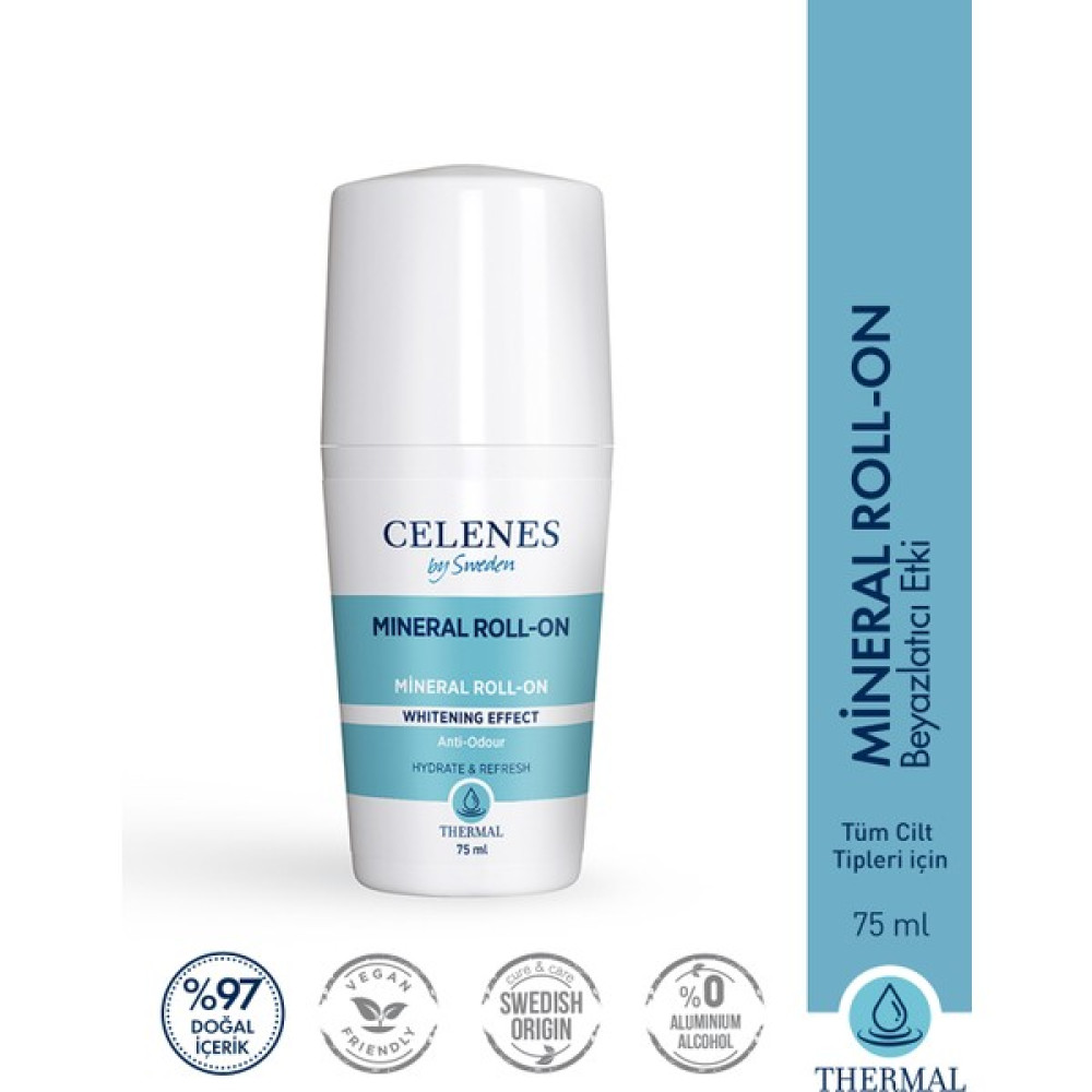 Celenes By Sweden Thermal Roll On 75 ml Beyazlatıcı Deodorantlar Fiyatı