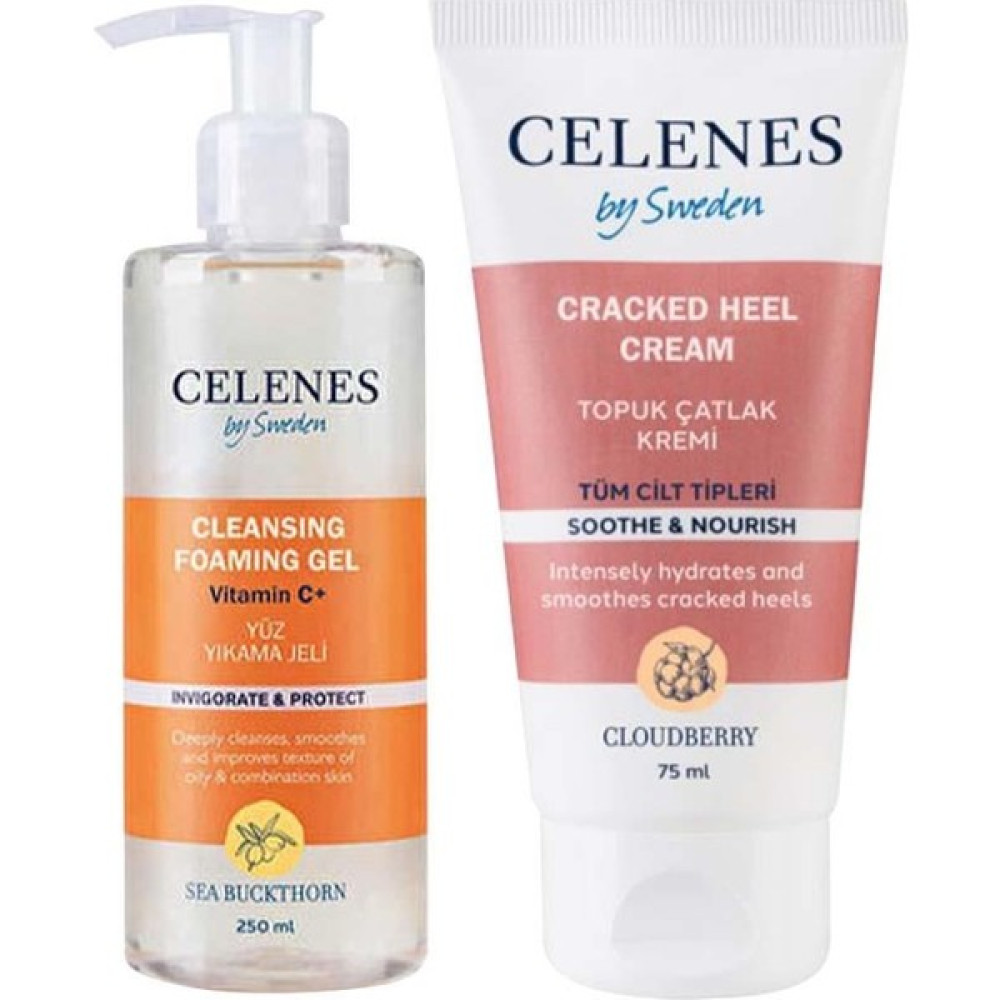 Celenes By Sweden Topuk Çatlak Kremi 75 ml ve Temizleme Jeli 250 ml - 6 Ayak Bakımı Fiyatı