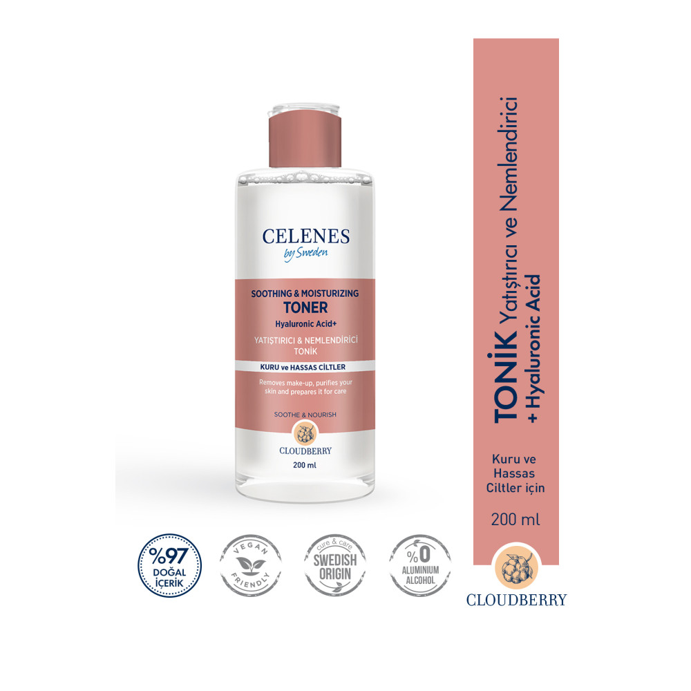 Celenes Cloudberry Nemlendirici & Yatıştırıcı Tonik 200 ml Cilt ve Yüz Bakımı Fiyatı
