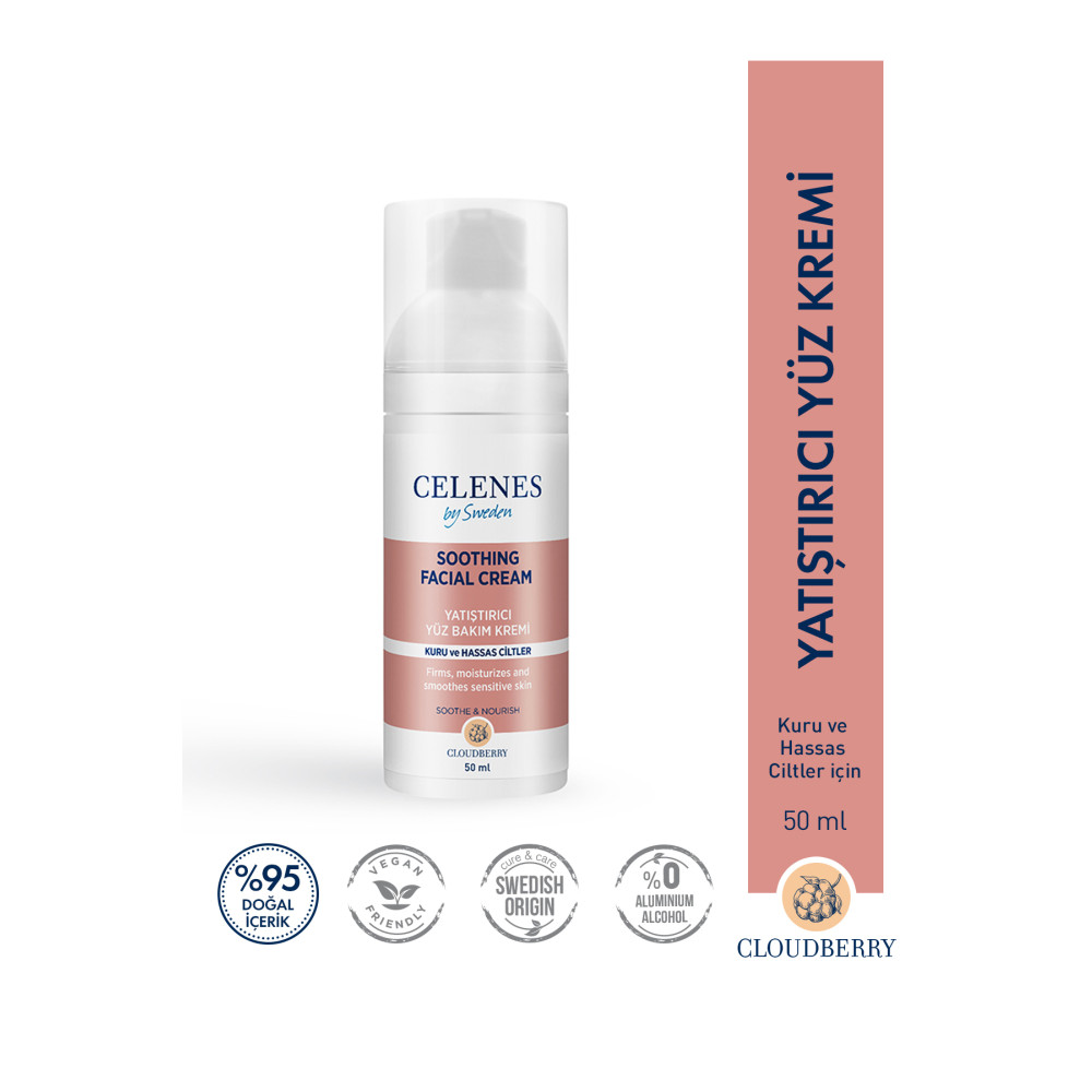 Celenes Cloudberry Yatıştırıcı Yuz Kremı 50ml Kuru/hassas Cilt ve Yüz Bakımı Fiyatı