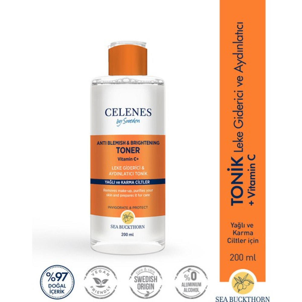 Celenes Sea Buckthorn Aydınlatıcı Tonik 200 ml Cilt Temizleme ve Peeling Fiyatı