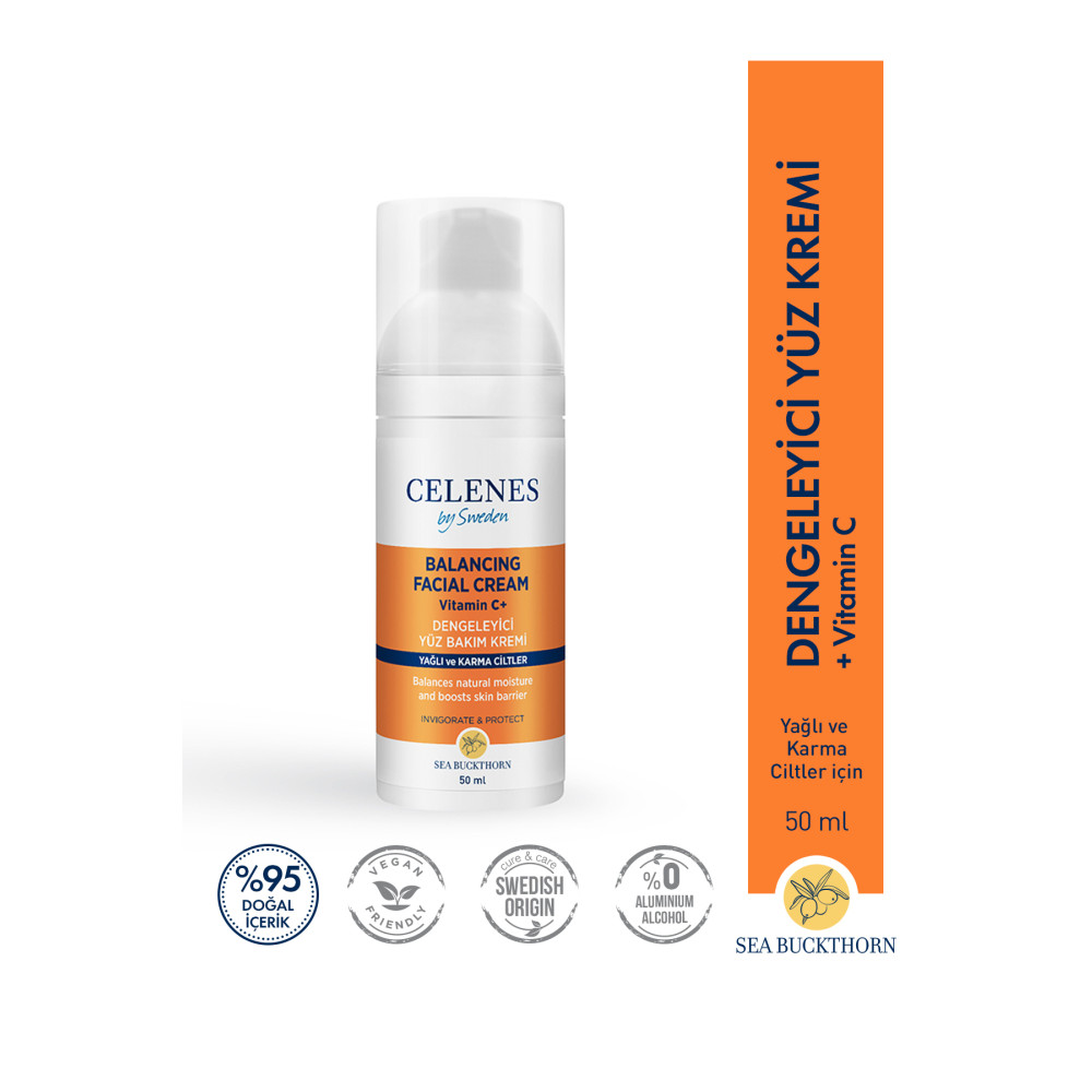 Celenes Sea Buckthorn Dengeleyici Yüz Kremi 50ml Yağlı Cilt Ve Karma Ciltler Cilt ve Yüz Bakımı Fiyatı