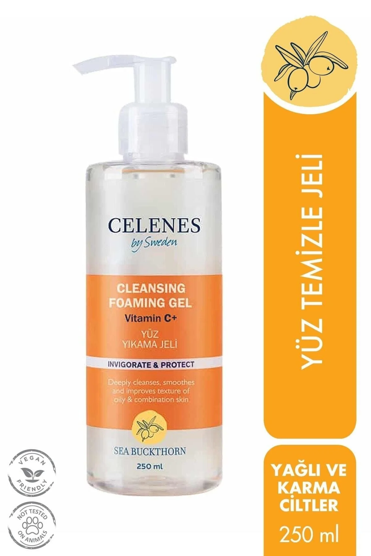 Celenes Sea Buckthorn Temızleme Jelı 250ml Yaglı/karma" Cilt Temizleme ve Peeling Fiyatı
