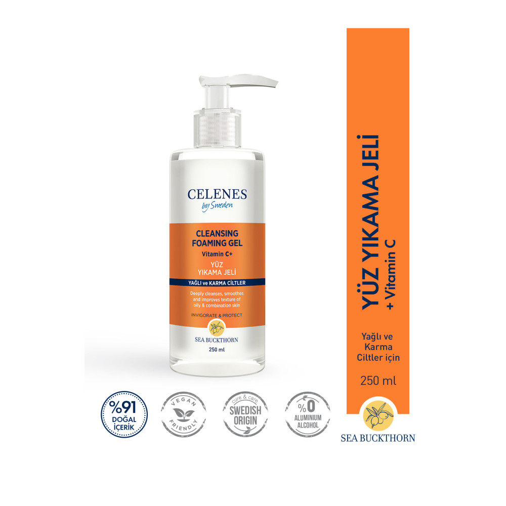 Celenes Sea Buckthorn Temızleme Jelı 250ml Yaglı/karma Cilt Temizleme ve Peeling Fiyatı