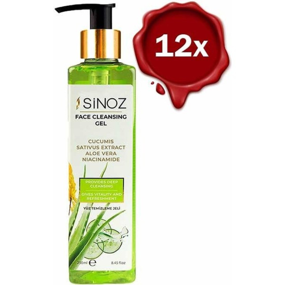 Celenes Sinoz Yüz Temizleme Jeli 250 ml x 12 Cilt Temizleme ve Peeling Fiyatı