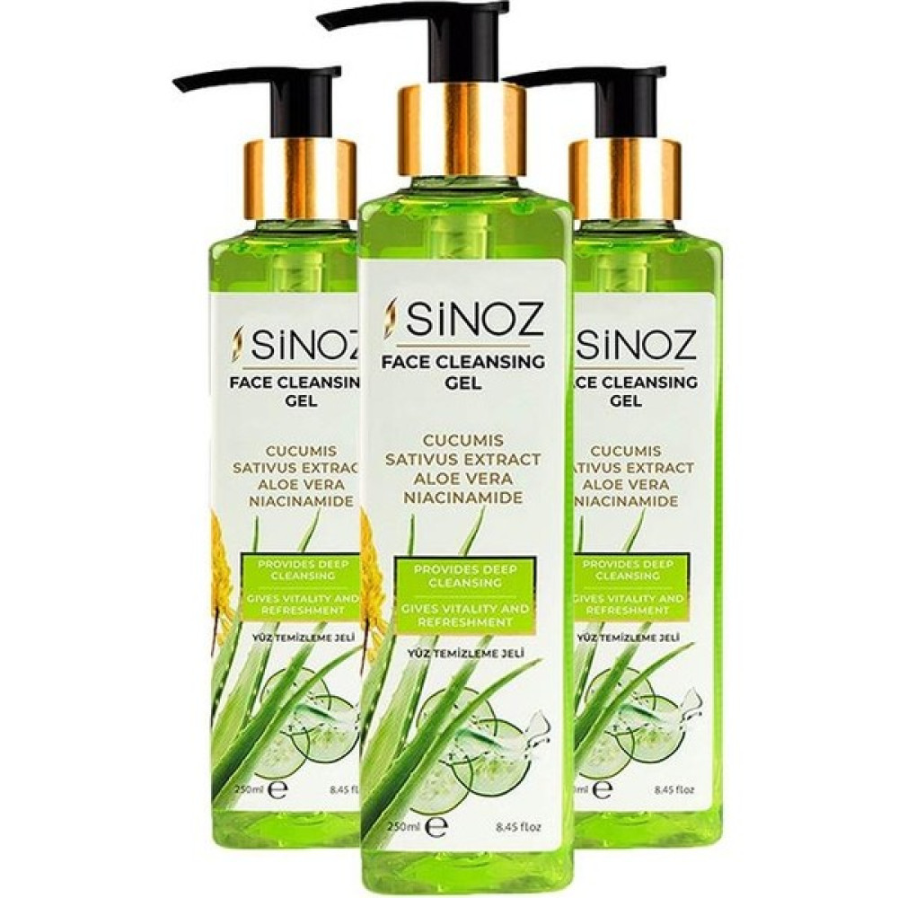 Celenes Sinoz Yüz Temizleme Jeli 250 ml x 3 Cilt Temizleme ve Peeling Fiyatı