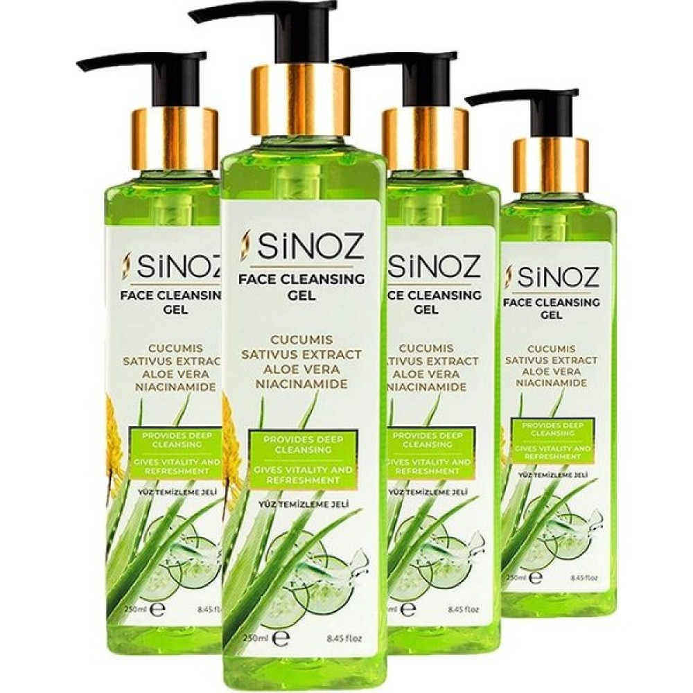 Celenes Sinoz Yüz Temizleme Jeli 250 ml x 4 Cilt Temizleme ve Peeling Fiyatı