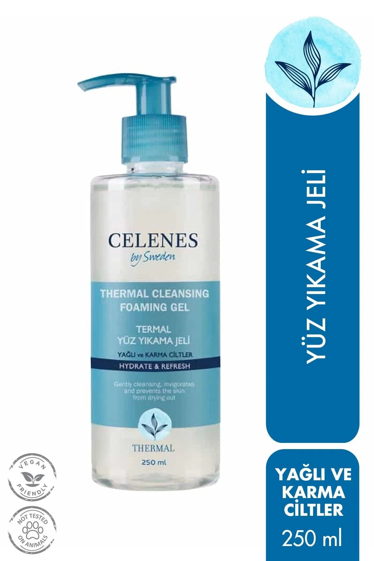 Celenes Thermal Yağlı Ve Karma Ciltler 250 ml Temizleme Jeli" Cilt Temizleme ve Peeling Fiyatı
