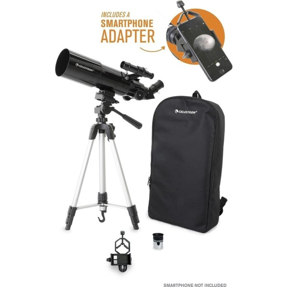 Celestron celestron 22030 Travel Scope 80 Portable Teleskop ve Smartphone Adaptör Teleskoplar Fiyatı