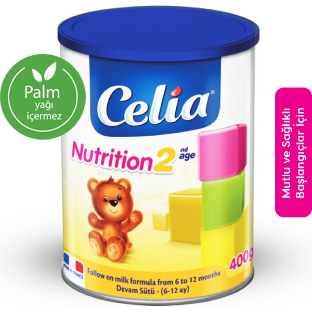 Celia Nutrition 2 Devam Sütü 400 gr 6-12 Ay Bebek Mamaları Fiyatı