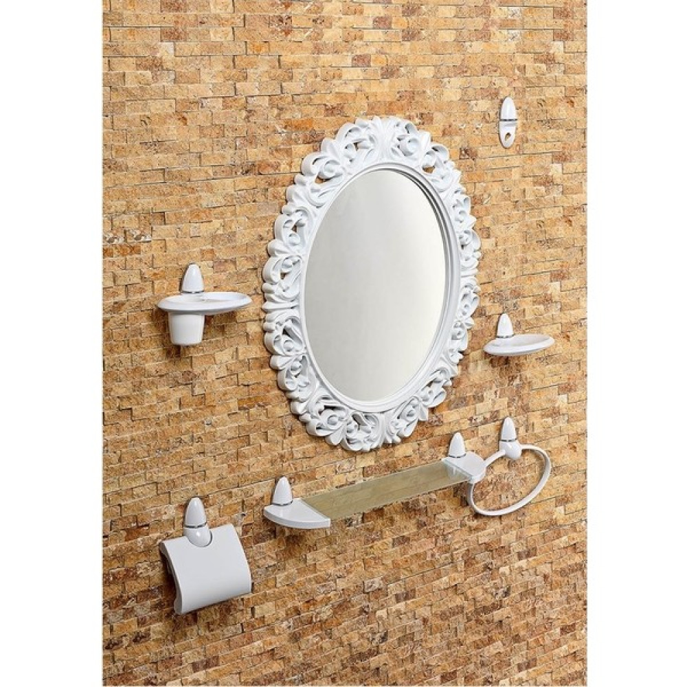 Çelik Ayna Dekoratif Oval Ayna Seti Banyo Aynası Fiyatı