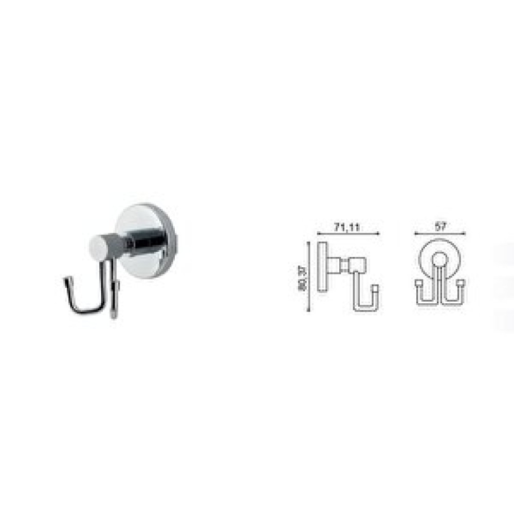 Çelik Banyo Flora 2li̇ Banyo Askisi -fl10-002 Banyo Askılık Fiyatı