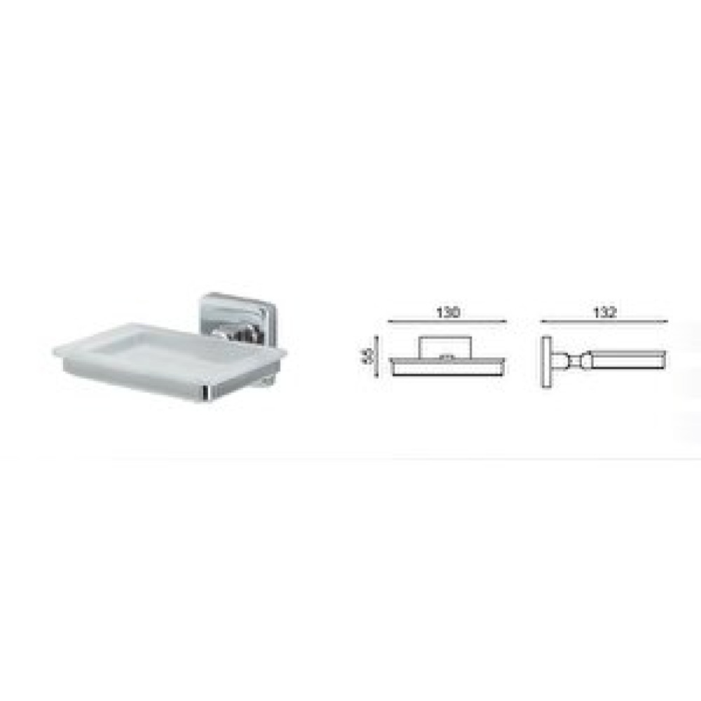 Çelik Banyo Kumru Sabunluk Duvara Monte-ku10-003 Sabunluk Fiyatı