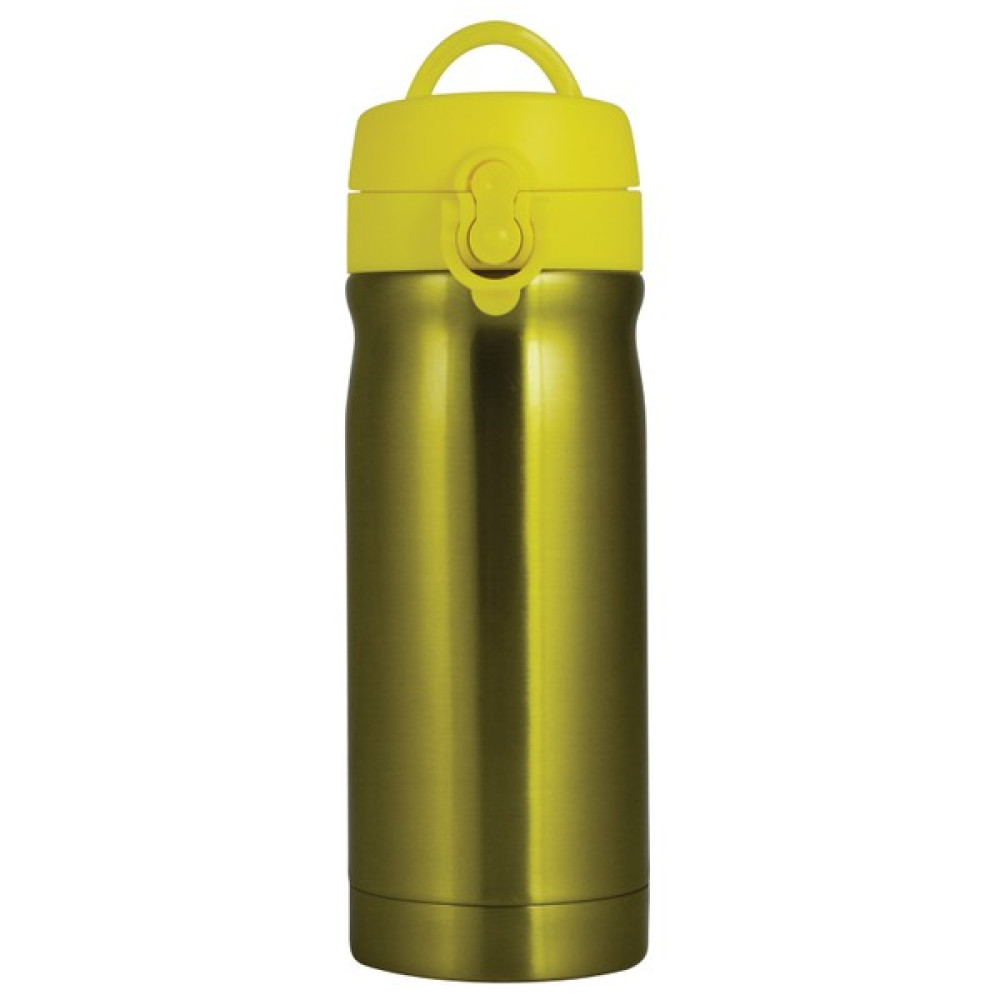 Çelik İçli Matara 350ml Neon Sarı Suluk Fiyatı