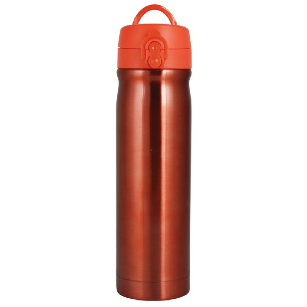 Çelik İçli Matara 500ml Neon Turuncu Suluk Fiyatı