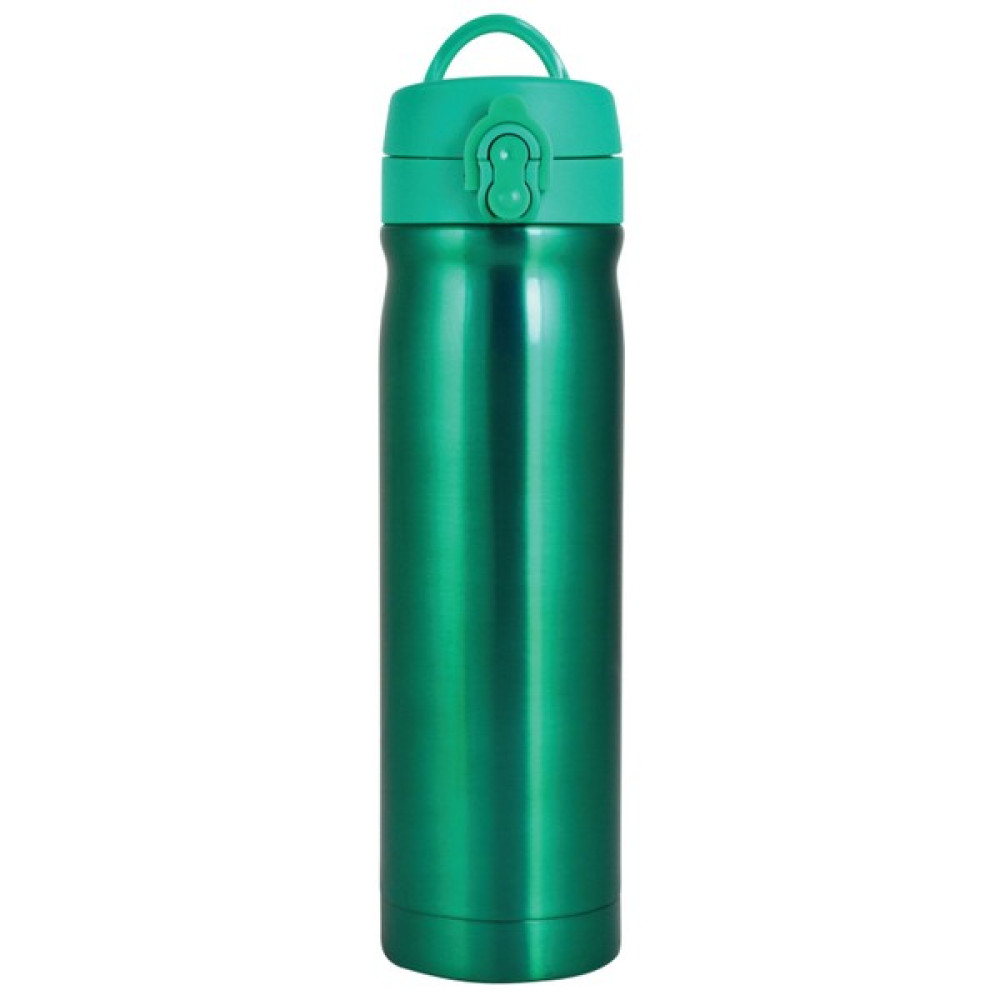 Çelik İçli Matara 500ml Neon Yeşil Suluk Fiyatı
