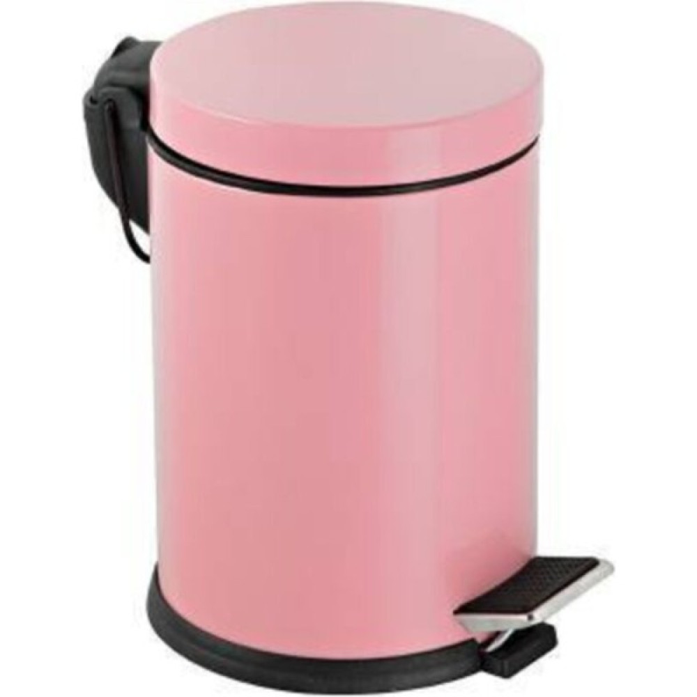 Çelik Metal 12 Litre Pedallı Çöp Kutusu Çöp Kovası Pembe Çöp Kovaları Fiyatı