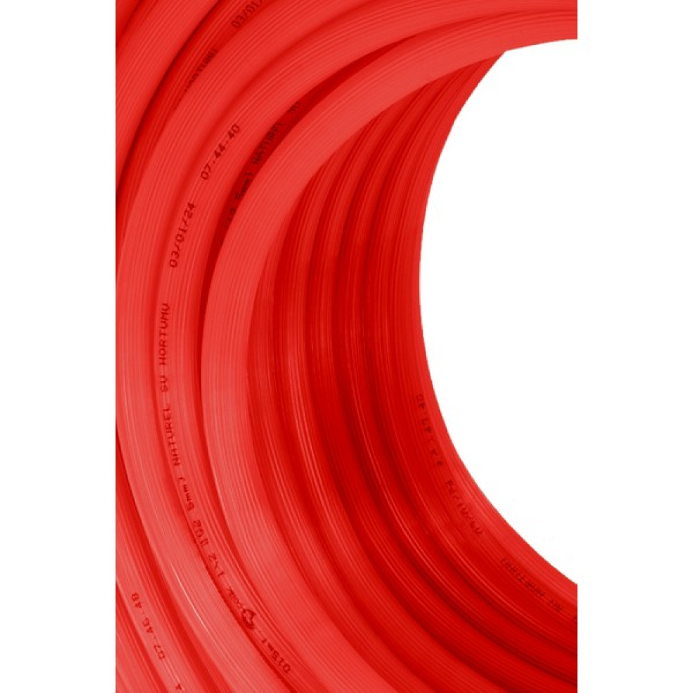 Çelik Pvc Silikonlu Naturel Su Hortumu Kırmızı Renk 1/2 (12.5 Mm) 15 Metre 1,8kg Oto Boyaları Fiyatı