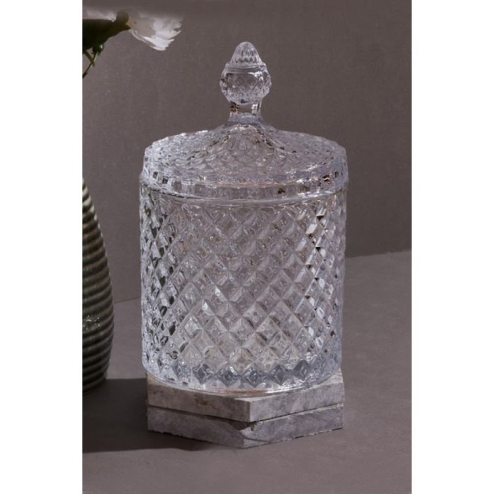 Çelikay Deli Glasware Diamond Büyük Cam Şekerlik 17X10 cm Kase Fiyatı