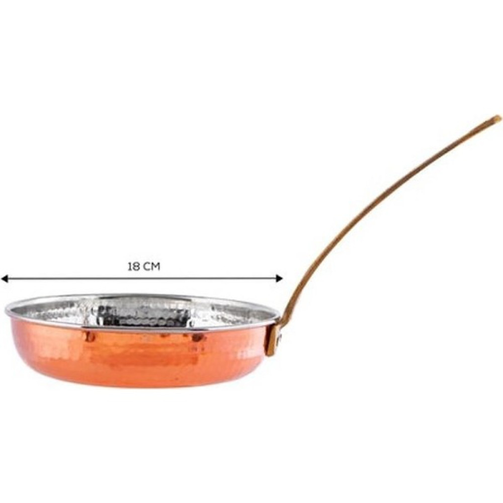 Çelikay Tek Saplı Bakır Tava 18 cm Tavalar Fiyatı