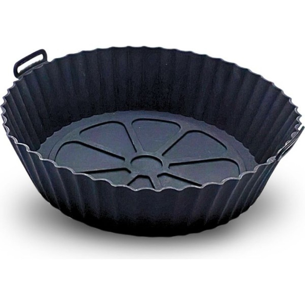 Çelikler Airfryer Silikon Pişirme Kabı Hava Fritözü Kabı - 17 cm - Siyah Tepsiler / Fırın Kapları Fiyatı