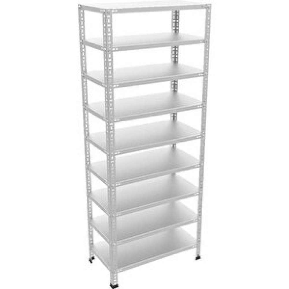 ÇelikRafBurada ®9 Katlı Çelik Raf Galvaniz Raf Arşiv Rafı Depo Rafı  Kiler Rafı 31x93x250 Dx51 Kalite 31x93x250 cm İşçi Dolapları Fiyatı