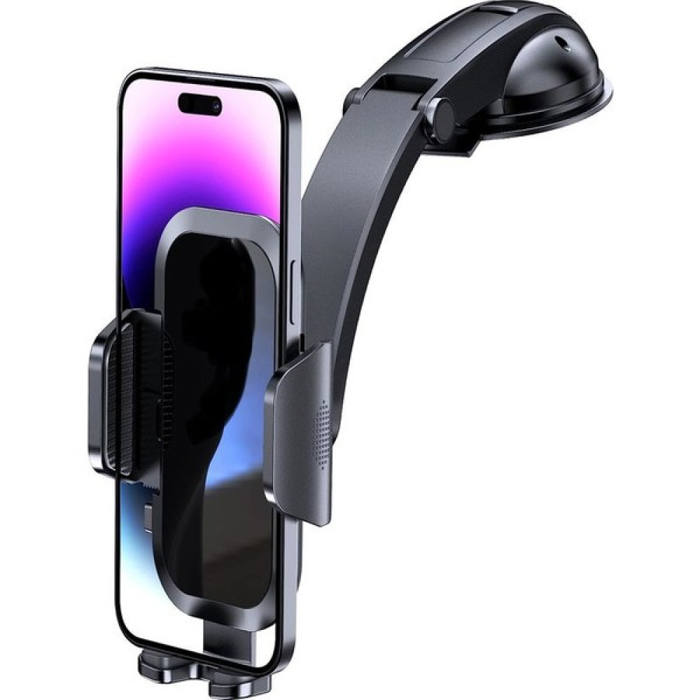 ÇELİKWORK Ayna ve Torpido Montajlı Hidrolik Kanatlar 360° Dönebilen Başlık Vantuzlu Araç Içi Telefon Tutucu - Siyah Cep Telefonu Tutucu Fiyatı