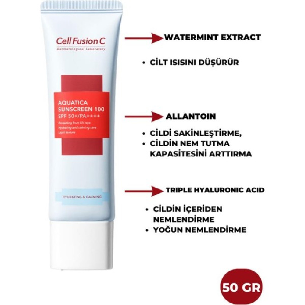Cell Fusion C Aquatica Güneş Kremi 50 ml Güneş Kremleri ve Losyonları Fiyatı