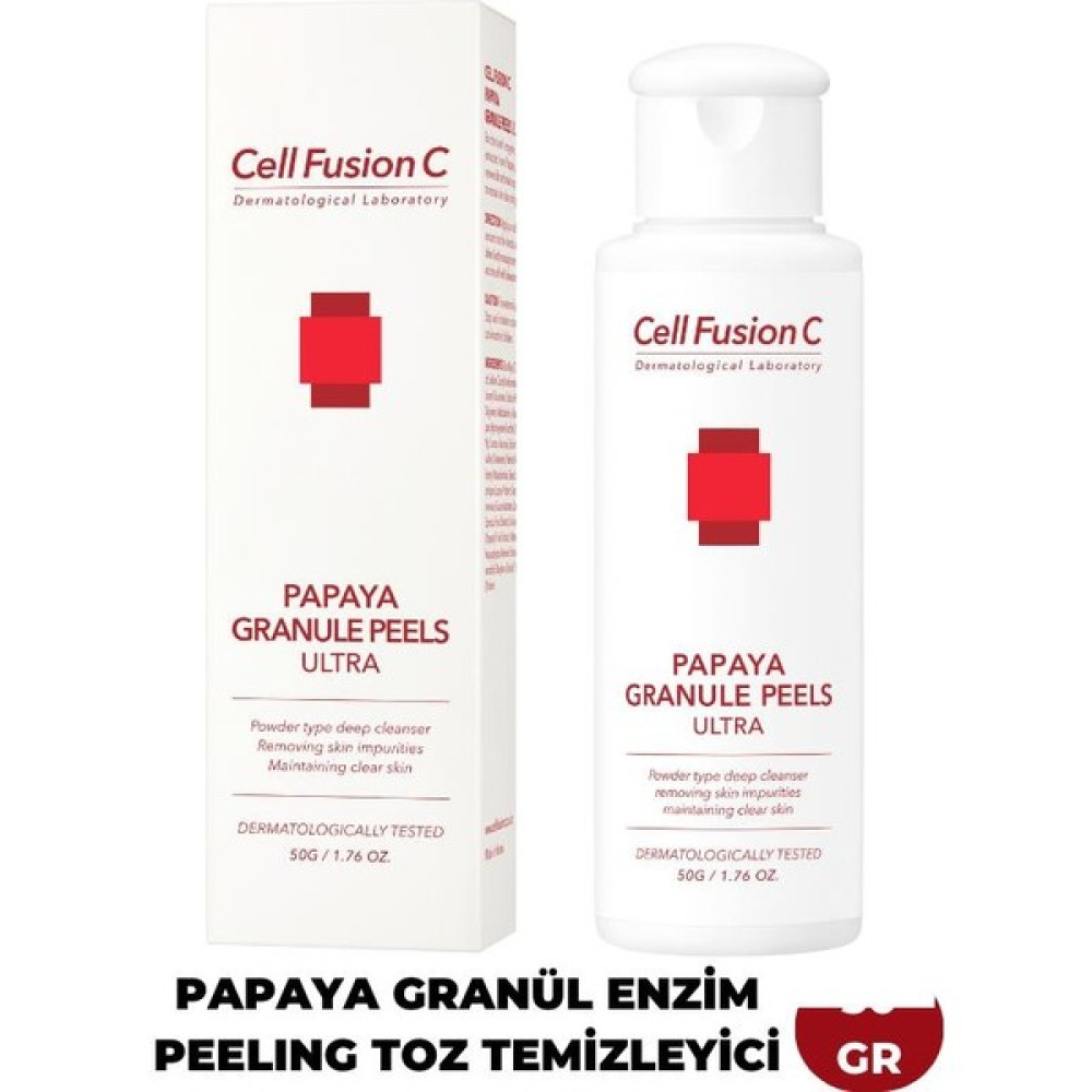 Cell Fusion C Papaya Granül Enzim Peelıng Toz Temizleyici 50 gr Cilt Temizleme ve Peeling Fiyatı