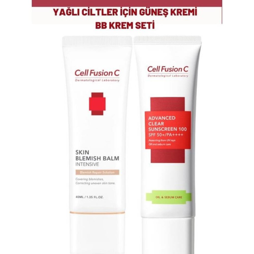 Cell Fusion C Yağlı Ciltler Için Güneş Kremi Bb Krem Seti Güneş Kremleri ve Losyonları Fiyatı