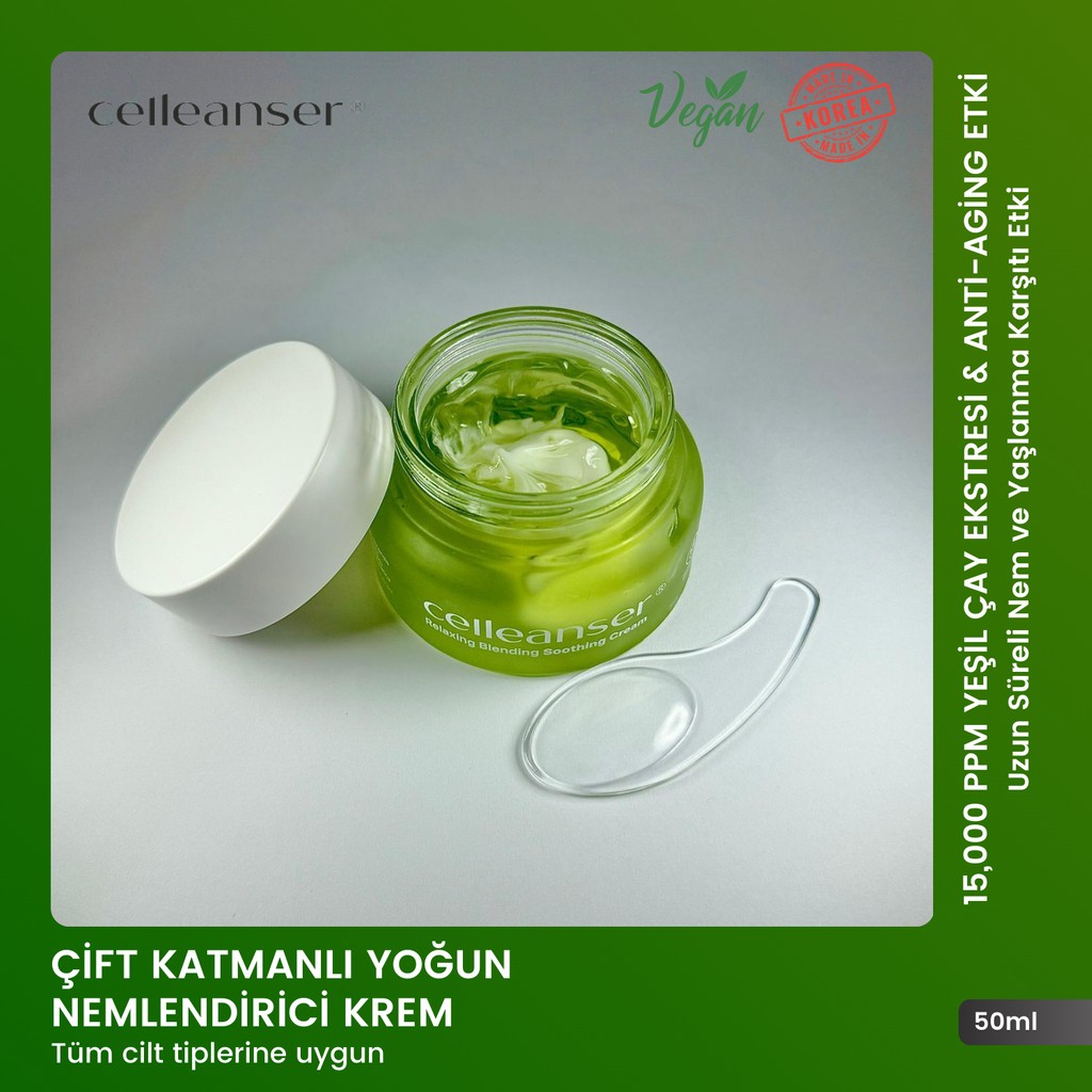 Celleanser Çift Katmanlı Yatıştırıcı Etki Sağlayan, Onarıcı, Nemlendirici, Besleyici Krem Anti-Aging / Yaşlanma Karşıtı Fiyatı