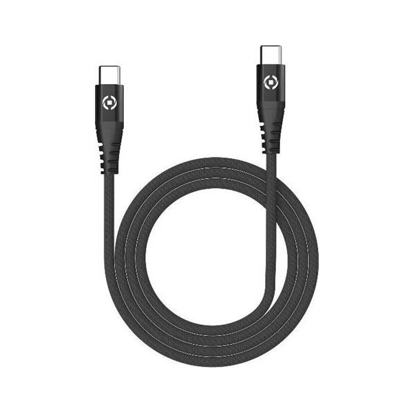 Celly Usb-C To Usb-C 60W Nylon Kablo Siyah - Nylon Siyah Diğer Fiyatı