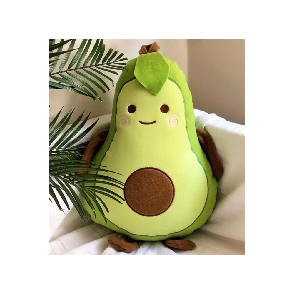 Çelsa Tekstil Sevimli Avokado Peluş Yastık & Uyku Arkadaşı & Oyuncak & Hediyelik 35 Cm Peluş Oyuncaklar Fiyatı