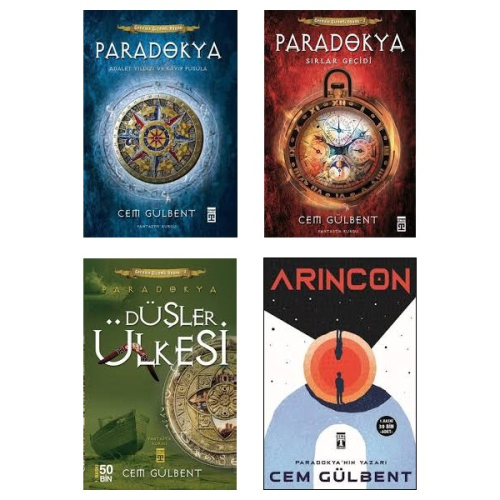 Cem Gülbent 4 Kitap Set - Paradokya 1-2-3 - Arincon Bilim Kurgu & Fantastik Fiyatı