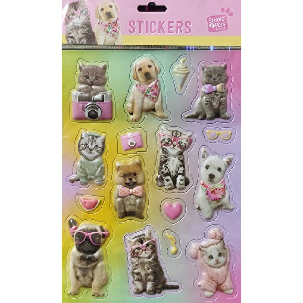 Cem Kırtasiye Studio Pets 3D Stıckers 2 Paket Ev & Dekorasyon Aksesuarları Fiyatı