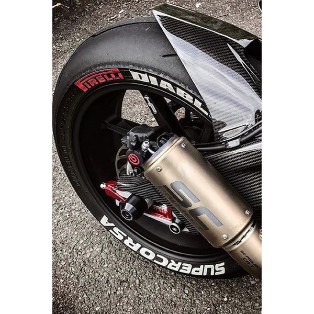Cem Parfüm Motorsiklet Lastik Yazısı 3D Pirelli Diablo Supercorsa 8 Adet - 10 cm Ev & Dekorasyon Aksesuarları Fiyatı