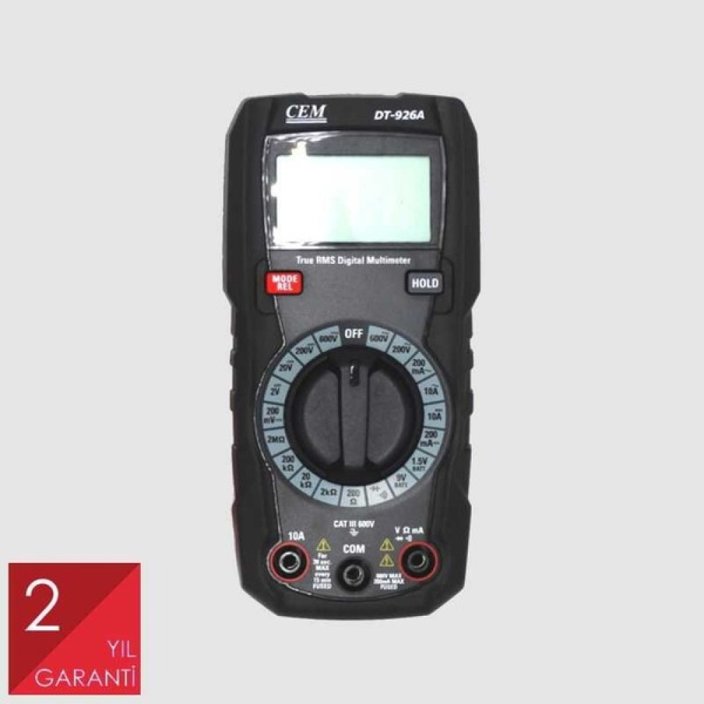 Cem Trms Dijital Multimetre DT-926A Oto Boyaları Fiyatı