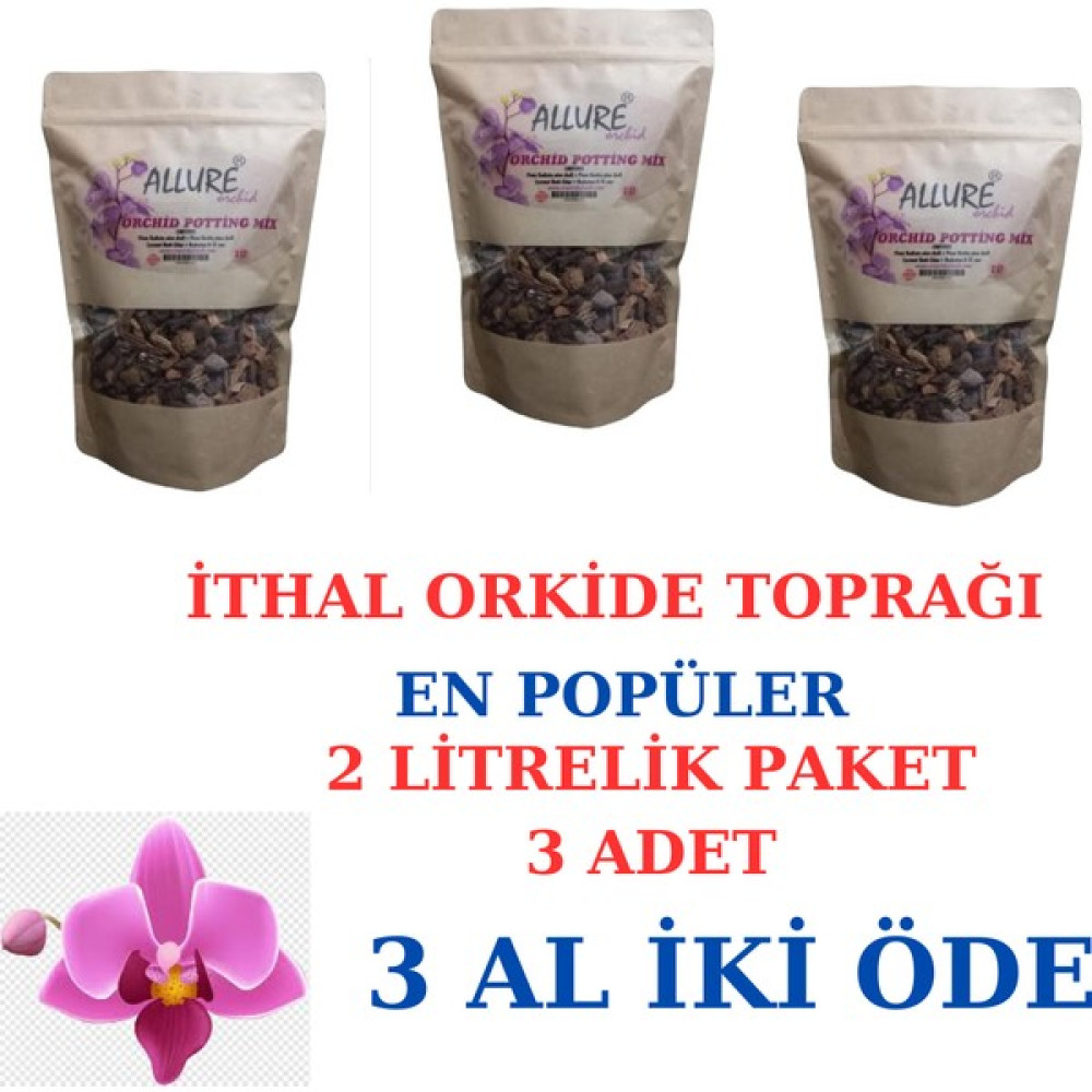 Cemre Botanik Ithal Orkide Toprağı 2 Litre X 3 ( Üç Al Iki Öde ) Bitki Fiyatı