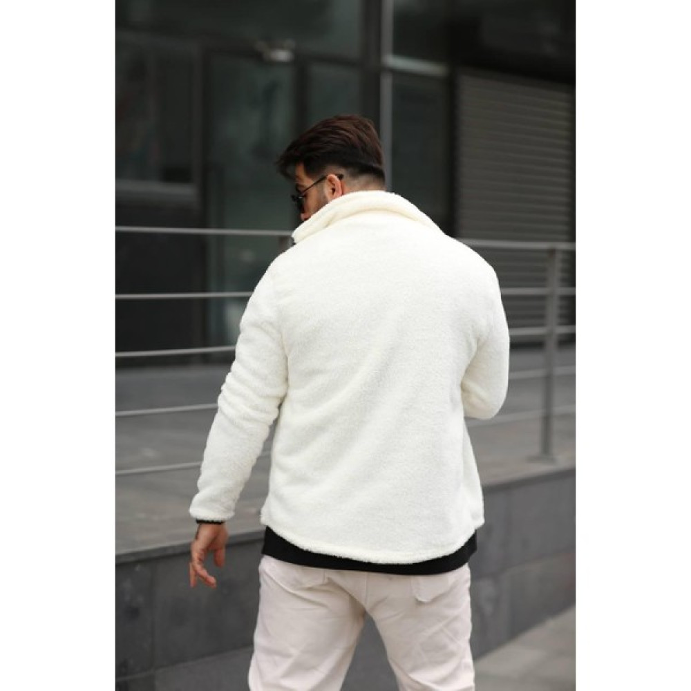 Cender Trend Moda Erkek Içi Yünlü Gömlek Pelüş Moda Ceket Tarzı Düğmeli Erkek Ceket Fiyatı