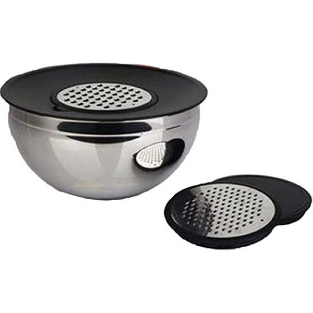 Cengiz Acar Karat Çelik 5 Parça Rendeli Karıştırma Kabı - 24 Cm 016752 - Renkli Mutfak Gereçleri Fiyatı