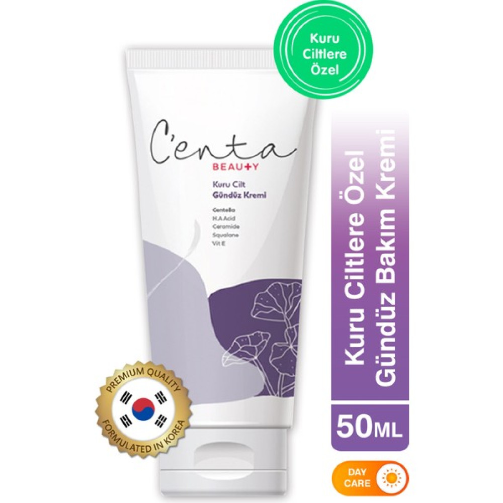 C'enta Beauty Kuru Ciltlere Özel Gündüz Kremi 50ML - Cica Krem Nemlendiriciler Fiyatı