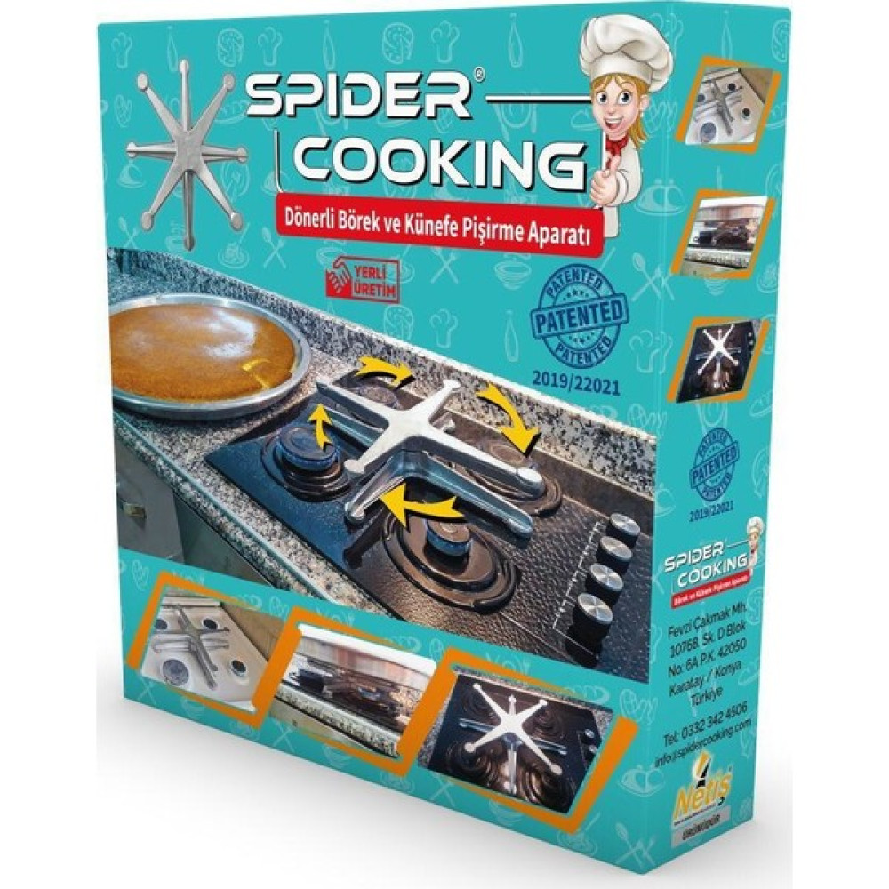 Centrepoint Spider Cooking Gold Döküm Dönerli Börek Künefe Pişirme Aparatı Mutfak Gereçleri Fiyatı