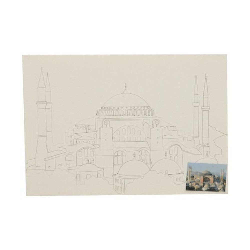 Ceo Art Desenli Anasoyfa Cami Tuval 35 x 50 cm Tuval Fiyatı