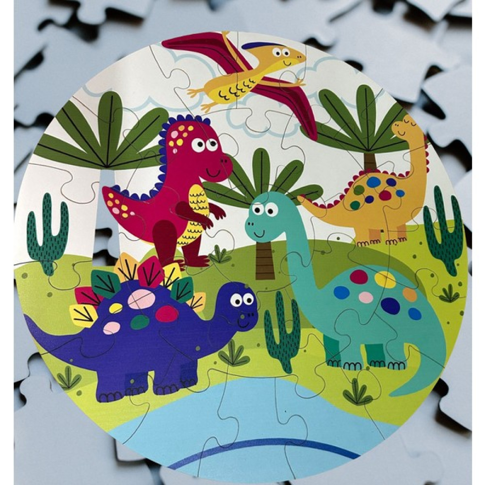 Ceo Design 42 cm Dev Ahşap Puzzle Dinozor Temalı 25 Parça Ayaklı Stand Hediyeli. Eğitici Oyuncak Fiyatı