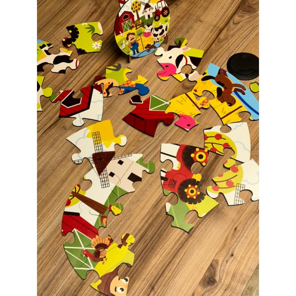 Ceo Design Çiftlik Temalı 42CM Dev Puzzle 25 Parça Çocuk Aktivite +3 Yaş Eğitici Oyuncak Fiyatı
