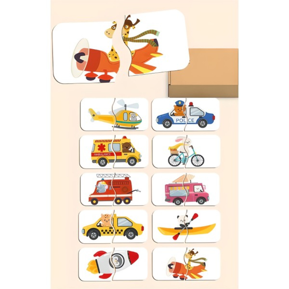 Ceo Design Eşleştirme Oyunu Sevimli Taşıtlar Ahşap Eğitici Oyuncak Beceri Zeka Geliştirme Oyunu Baby Puzzle Eğitici Oyuncak Fiyatı