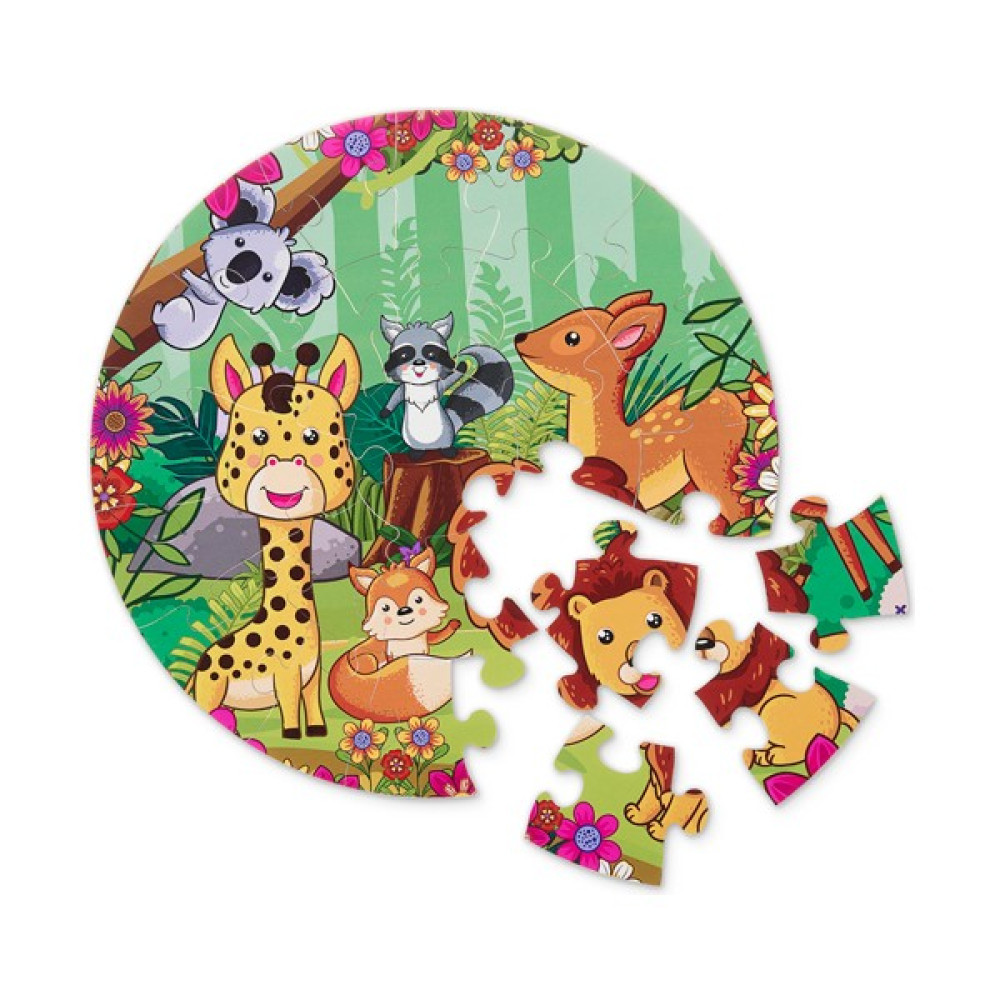 Ceo Design Orman Yaşamı ve Hayvanları Temalı Dev Puzzle 42CM Çapında 25 Parça Eğitici Oyuncak Fiyatı